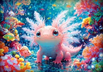 Trefl - Axolotl - 500 Stukjes