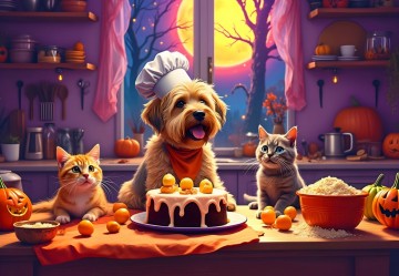 Bluebird Puzzle - Patisserie pour Halloween - 300 XL Stukjes