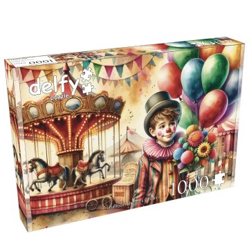 Delfy Puzzle - Balloon Dreams Circus - 1000 Stukjes 2