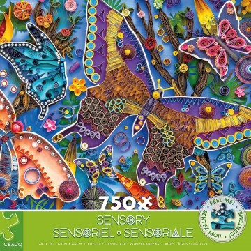 Ceaco Sensory - Beautiful Butterflies - 750 Stukjes Schade 2 - 3
