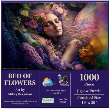 SunsOut - Bed of Flowers - 1000 Stukjes 3