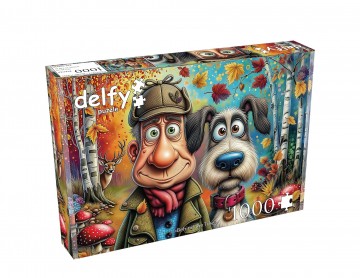 Delfy Puzzle - Behind the Tree - 1000 Stukjes 2