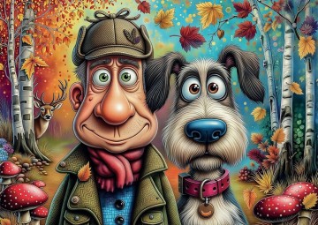 Delfy Puzzle - Behind the Tree - 1000 Stukjes