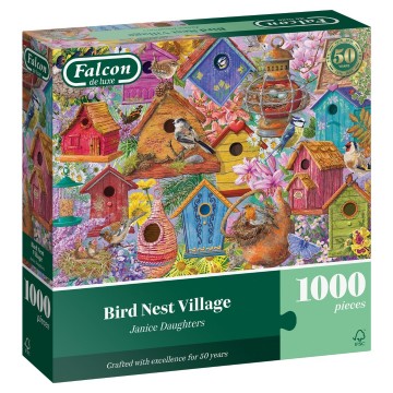 Falcon de Luxe - Bird Nest Village - 1000 Stukjes 2