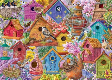 Falcon de Luxe - Bird Nest Village - 1000 Stukjes