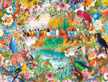 RoseArt - Birdsong - 1000 Stukjes Schade