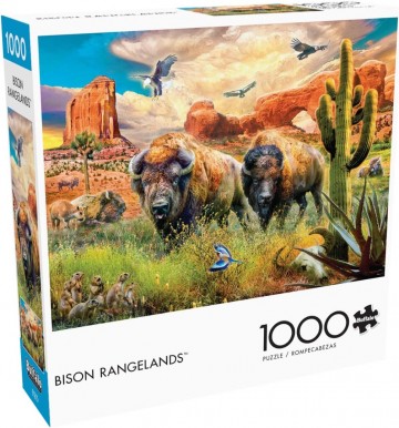 Buffalo Games - Bison Rangelands - 1000 Stukjes Schade 2