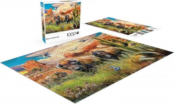 Buffalo Games - Bison Rangelands - 1000 Stukjes Schade 4