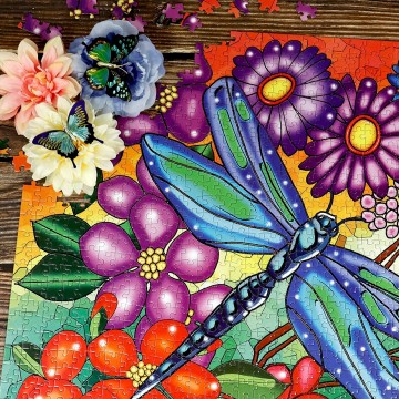 JaCaRou Puzzles - Blue Lady - 1000 Stukjes 4