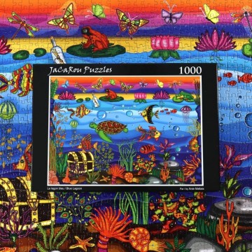 JaCaRou Puzzles - Blue Lagoon - 1000 Stukjes 3