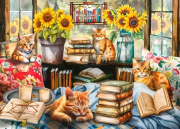 Ceaco - Book Lovers Live Here - 1000 Stukjes