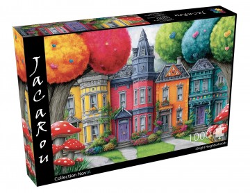 JaCaRou Puzzle - Bright Neighborhood - 1000 Stukjes 2