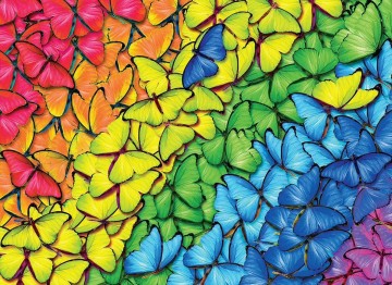 Eurographics - Butterfly Rainbow - 1000 Stukjes