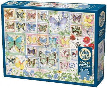 Cobble Hill - Butterfly Tiles - 500 XL Stukjes 2