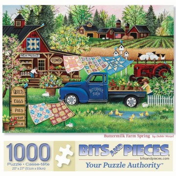 Bits and Pieces - Buttermilk Farm Spring - 1000 Stukjes 2
