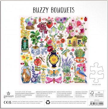 Galison - Buzzy Bouquets - 500 Stukjes 3