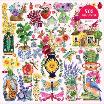 Galison - Buzzy Bouquets - 500 Stukjes 4