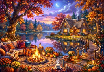 Bluebird Puzzle - Au Coin du Feu - 1000 Stukjes