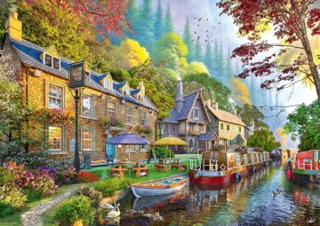 Ravensburger - Canal Side Lane - 1000 Stukjes