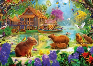 Educa - Capybara Village - 500 Stukjes