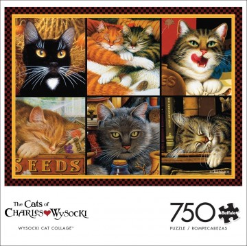 Buffalo Games - Wysocki Cat Collage - 750 Stukjes 3