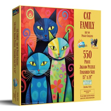 SunsOut - Cat Family - 550 Stukjes 2