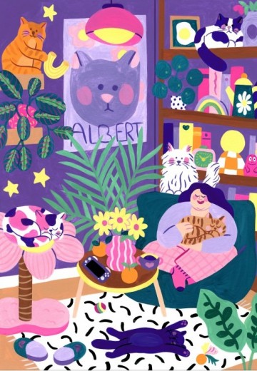 Pieces & Peace - Cat Lover - 1000 Stukjes