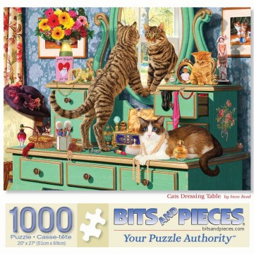 Bits and Pieces - Cats Dressing Table - 1000 Stukjes 2