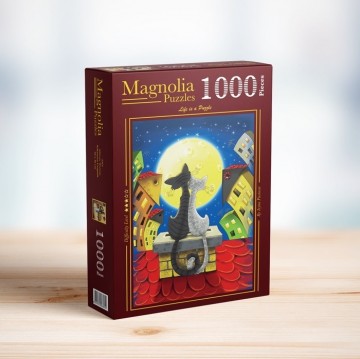 Magnolia - Cats on the Roof - 1000 Stukjes 2
