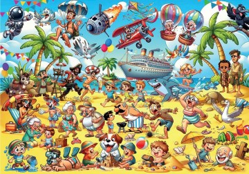 Magnolia - Chaos on the Beach - 1000 Stukjes