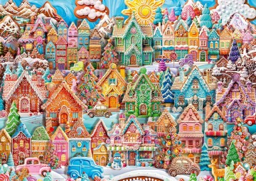 Ravensburger - Christmas Cookie Village - 1000 Stukjes