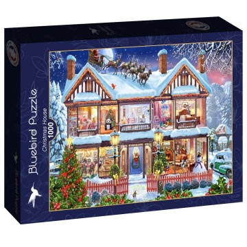 Bluebird Puzzle - Christmas House - 1000 Stukjes 2
