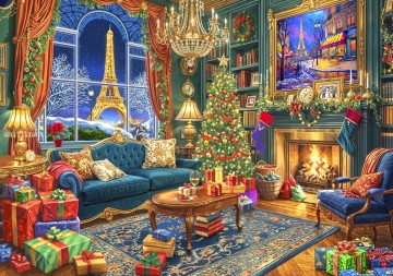 Bluebird Puzzle - Christmas in Paris - 1000 Stukjes