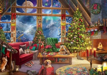 Trefl - Christmas in the Mountains - 2 x 500 Stukjes 3