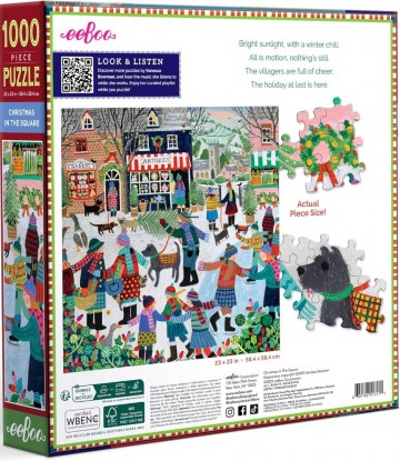 EeBoo - Christmas in the Square - 1000 Stukjes 3