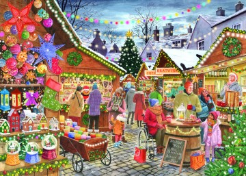 The House of Puzzles - Christmas Market - 1000 Stukjes