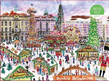 Galison - Christmas Market - 1000 Stukjes