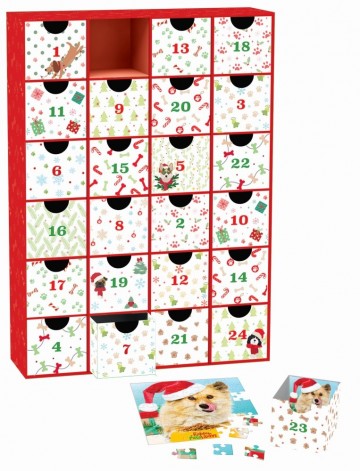 Eurographics - Advent Calendar - Christmas Paws - 24 x 50 Stukjes 3