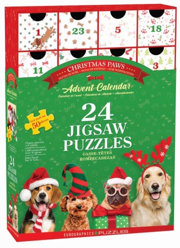 Eurographics - Advent Calendar - Christmas Paws - 24 x 50 Stukjes