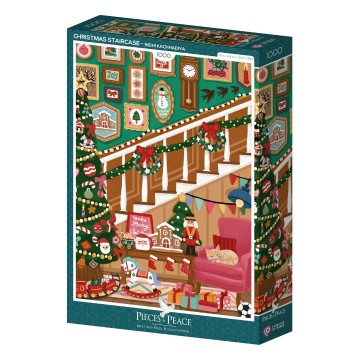 Pieces & Peace - Christmas Staircase - 1000 Stukjes 2