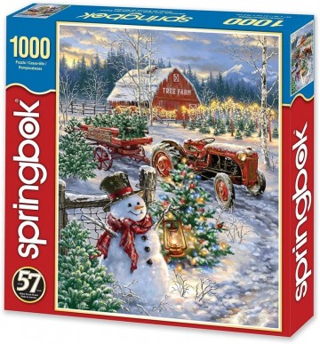 Springbok - Christmas Tree Farm - 1000 Stukjes 2