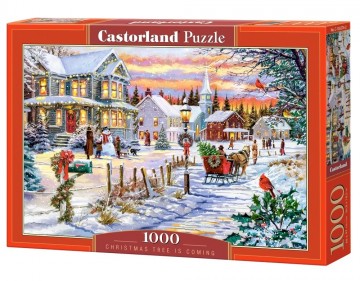 Castorland - Christmas Tree is Coming - 1000 Stukjes 2