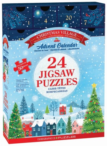Eurographics - Advent Calendar - Christmas Village - 24 x 50 Stukjes