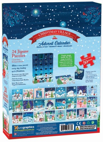 Eurographics - Advent Calendar - Christmas Village - 24 x 50 Stukjes 2