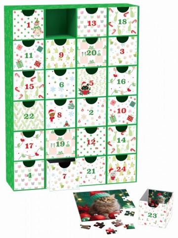 Eurographics - Advent Calendar - Christmas Whiskers - 24 x 50 Stukjes 3
