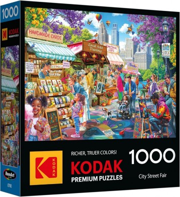 RoseArt Kodak Premium - City Street Fair - 1000 Stukjes 2