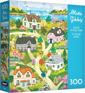 RoseArt - Coastal Cottage Town - 300 XL Stukjes 2