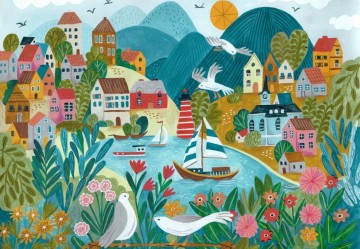 Pieces & Peace - Coastal Village - 1000 Stukjes