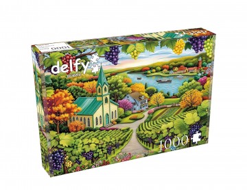 Delfy Puzzle - Coastal Vineyard - 1000 Stukjes 2
