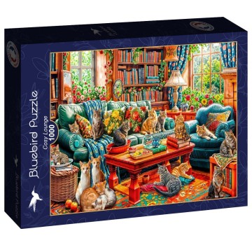 Bluebird Puzzle - Salon Cosy - 1000 Stukjes 2